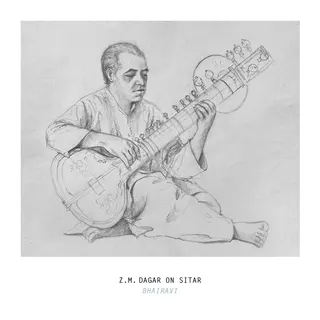Z.M. Dagar on sitar