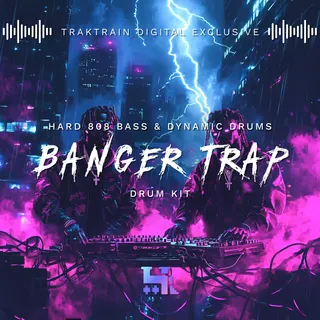 Banger Trap Drum Kit: Hard 808 Bass & Dynamic Drums